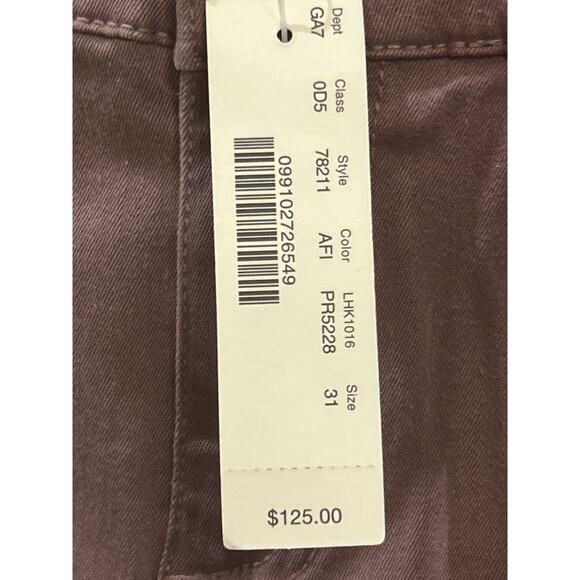 NWT J. Crew Toothpick Mauve Jeans size 31 Ankle - Picture 3 of 7